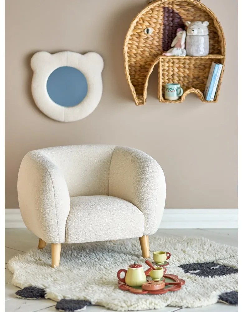 Poltrona bianca per bambini Cade - Bloomingville Mini