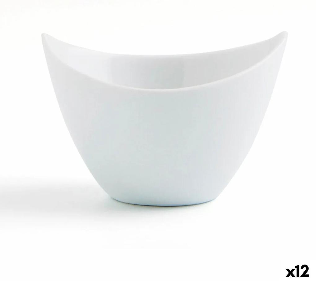 Ciotola Quid Gastro Fun Aperitivo Ceramica Bianco 9 x 6 cm (12 Unità)