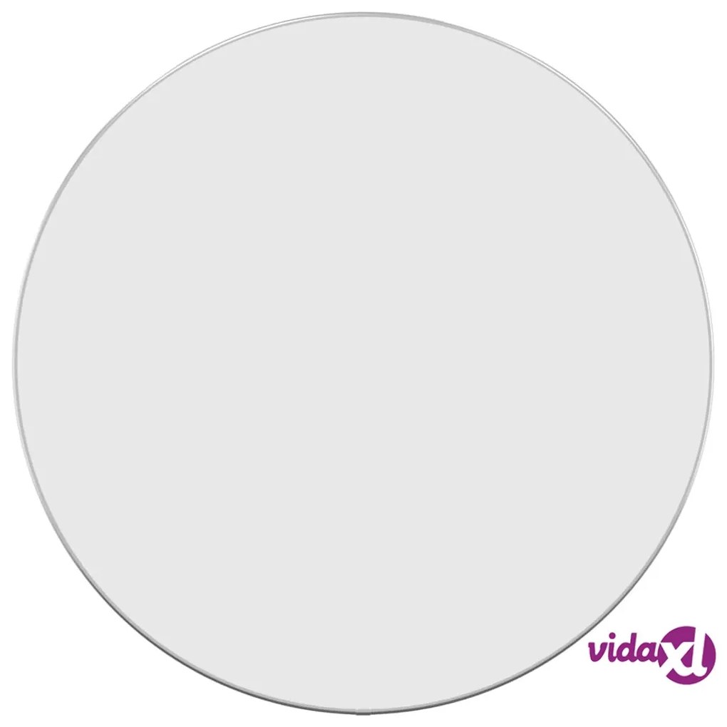 vidaXL Specchio da Parete Argento Ø 60 cm Rotondo