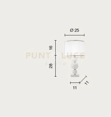 Lume piccolo tebe trasparente  e oro 1 luce attacco e14 d.25cm