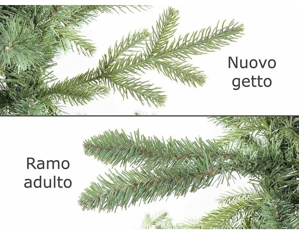 Albero di Natale Dakota Rami Effetto Realistico