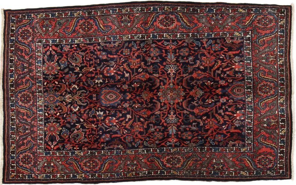 Bidjar Tappeto persiano 130x210 Rosa (Iran) Annodato A Mano