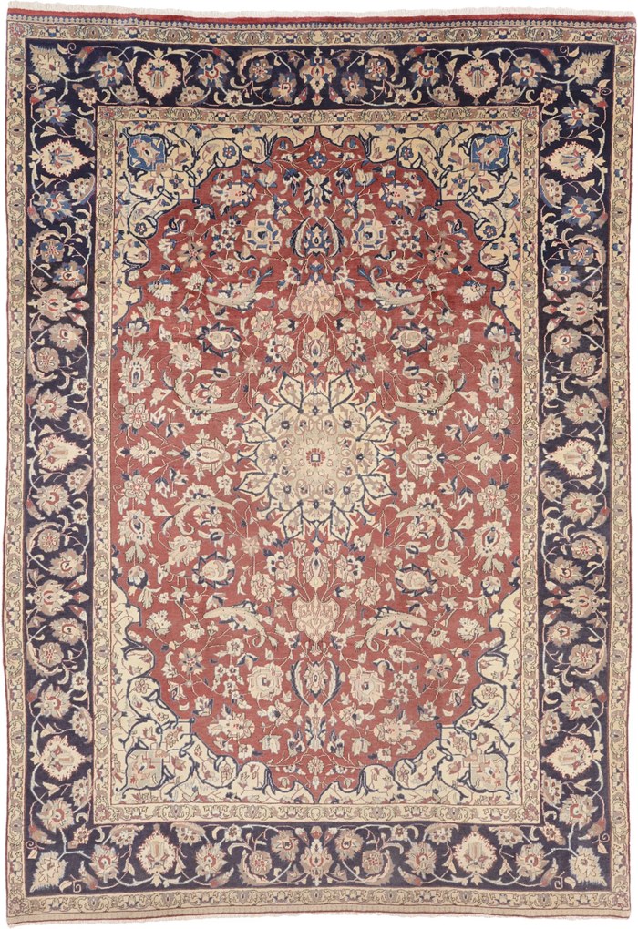 Najafabad Tappeto 340 x 240 (Iran) Annodato A Mano