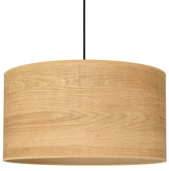 Lampadario a sospensione con filo ALBA 1xE27/15W/230V diametro 45 cm marrone/nero