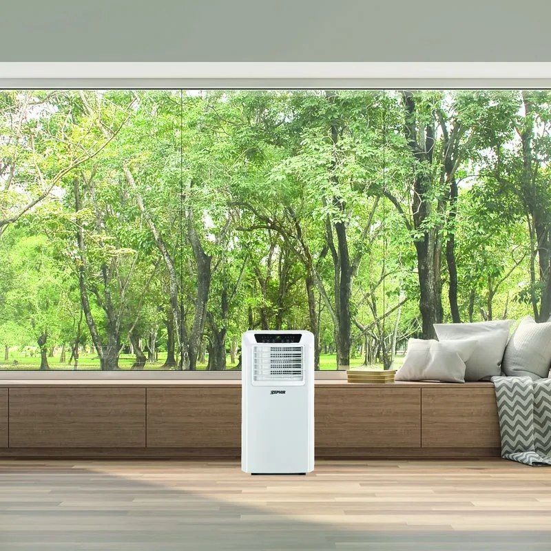 Condizionatore portatile ZEPHIR ZPC9000H 9000 BTU, 2.6 KW, bianco
