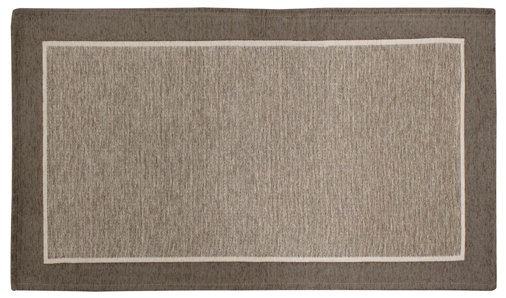 Tappeto 65x175 cm Roma bordo grigio