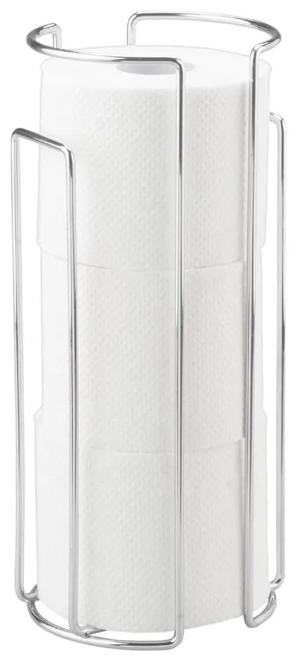 WENKO 16825100 - Portarotolo per carta igienica MILANO 13,5x32 cm cromo lucido