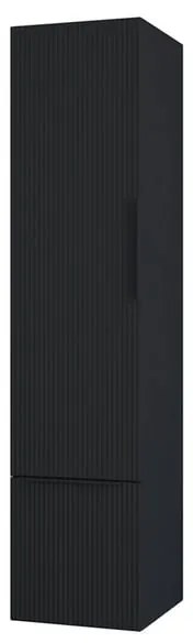 Colonna per mobile bagno Modula BADEN HAUS 1 cassetto 1 anta P 38 x L 35 x H 150 cm nero opaco