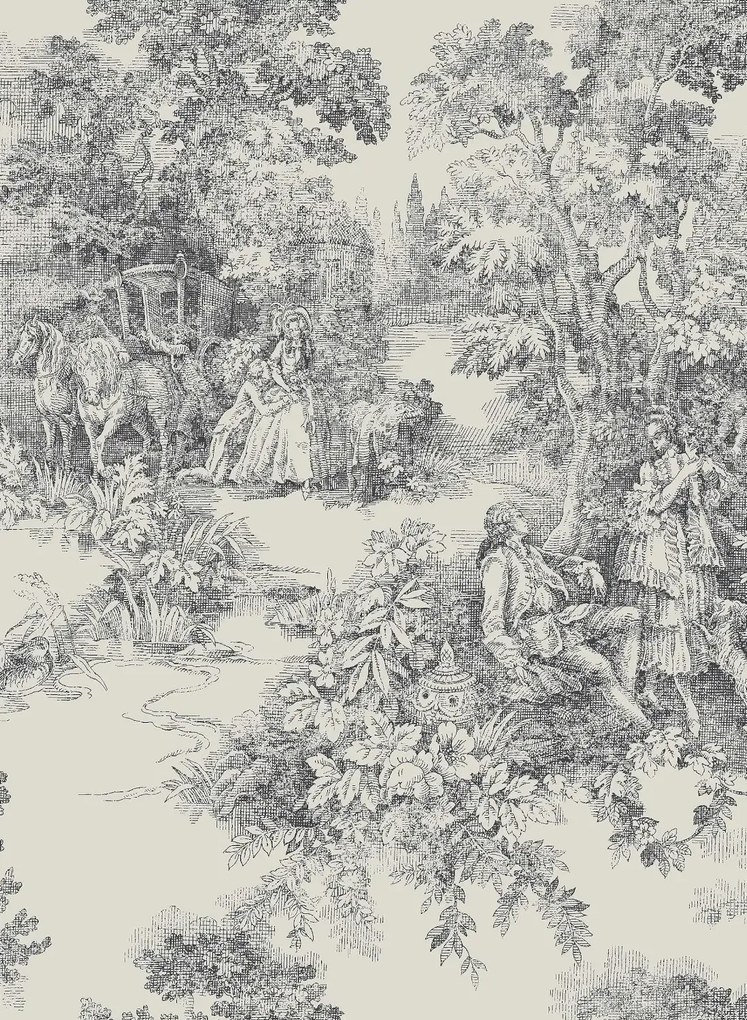 Boråstapeter Carta da parati Toile de Jouy - 7766