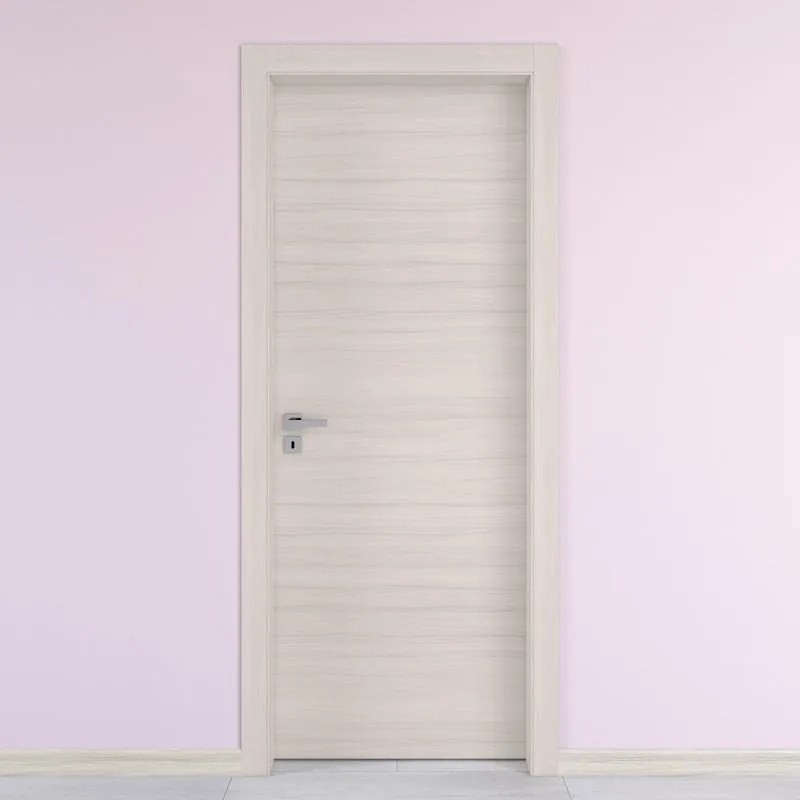 Porta interna a battente Oxford in legno rivestito melamina colore palissandro, L 70 x H 210 cm, apertura reversibile