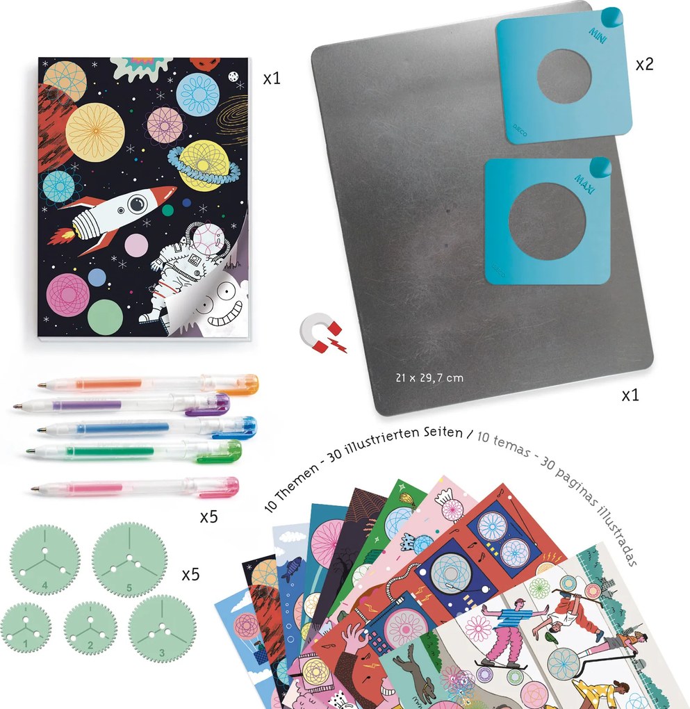 Set creativo - spirali decorative - 10 motivi