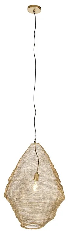 Lampada a sospensione orientale oro 60 cm - NIDUM