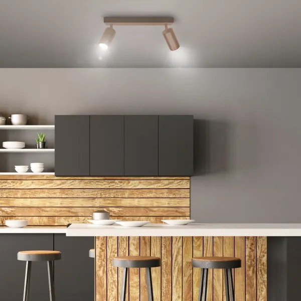 Brilagi - Faretto SELE 2xGU10/30W/230V beige