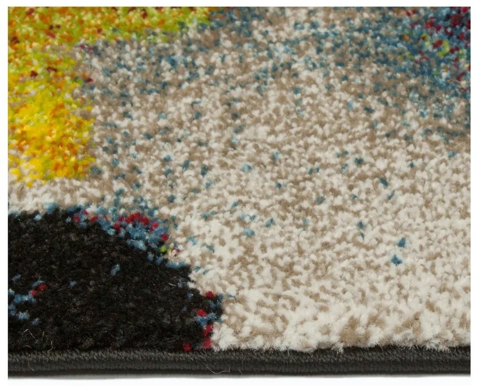 Tappeto blu e giallo , 200 x 290 cm Lienzo - Universal