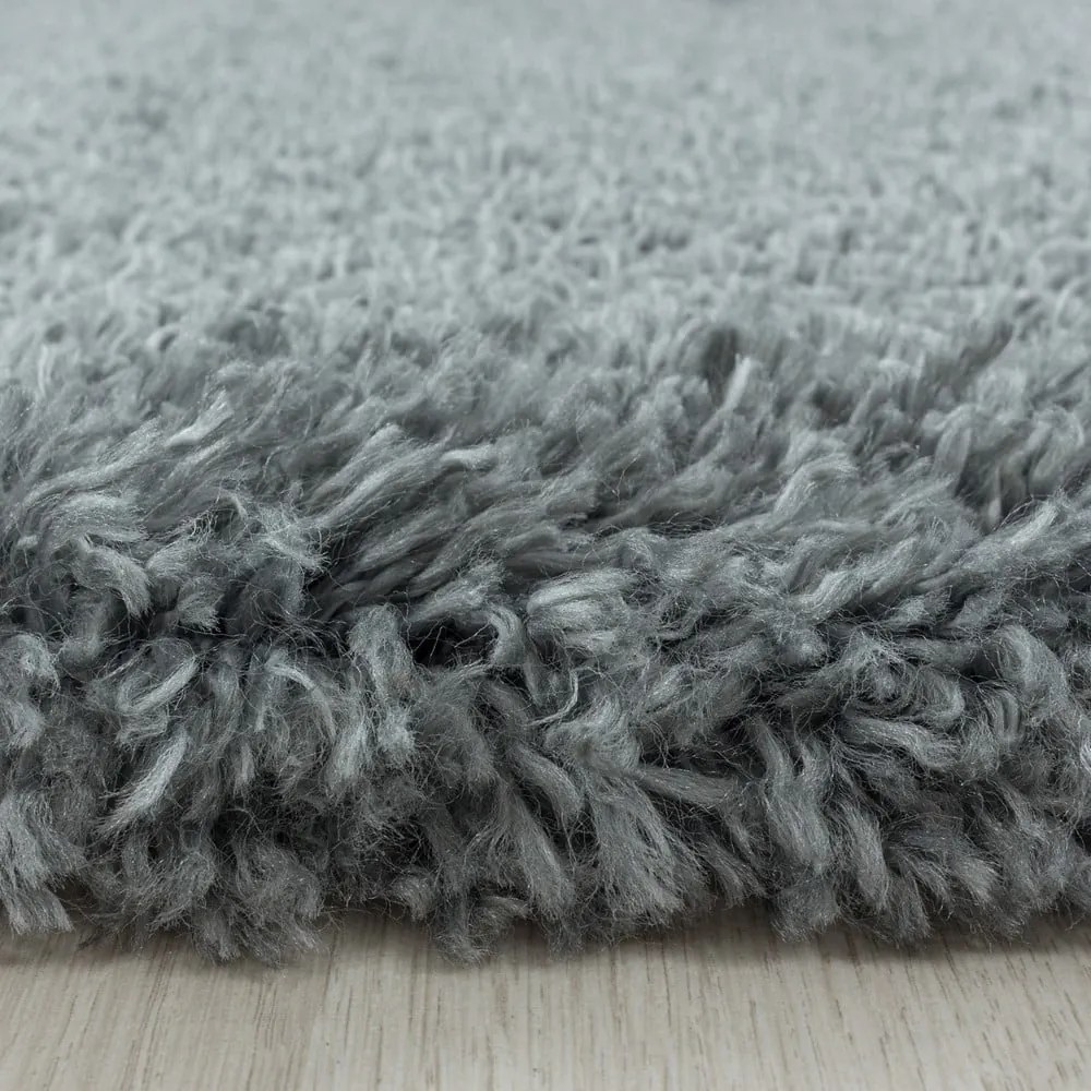 Tappeto rotondo grigio ø 80 cm Fluffy - Ayyildiz Carpets
