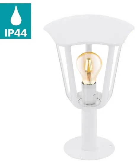 Eglo 98117 - Lampada da esterno MONREALE 1xE27/60W/230V IP44 altezza 335 bianco