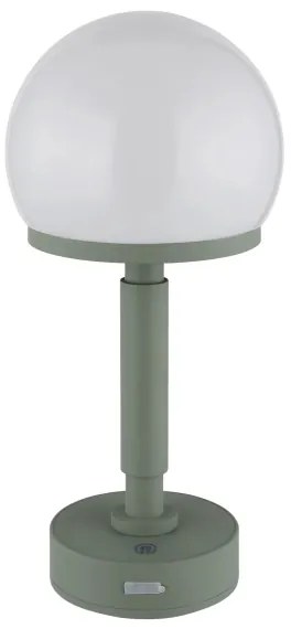 Globo 21034B - LED Lampada da tavolo ricaricabile HAKU LED/2,5W/5V 2800K verde
