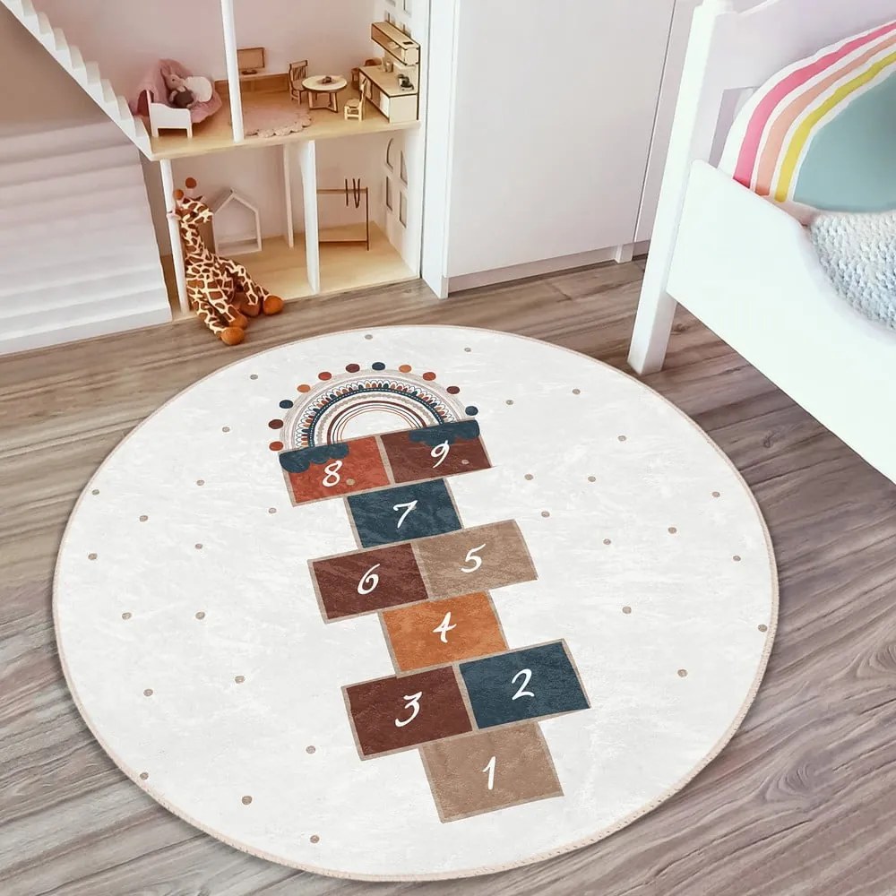 Tappeto per bambini crema ø 100 cm Comfort - Mila Home