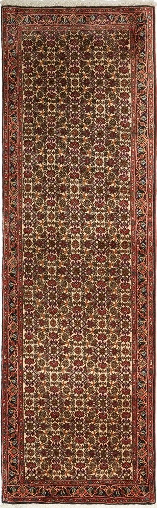 Bidjar Tappeto persiano 70x210 Blu (Iran) Annodato A Mano