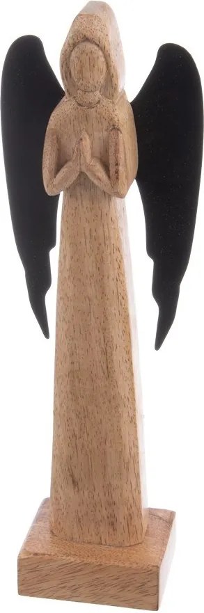 Statuetta in legno (altezza totale 27 cm) Angel – Orion