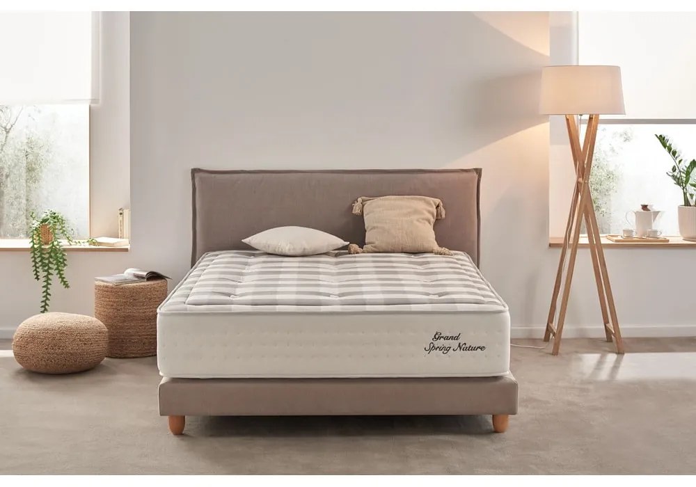 Materasso termoregolatore a molle durezza media 90x200 cm Grand Spring Nature - Moonia