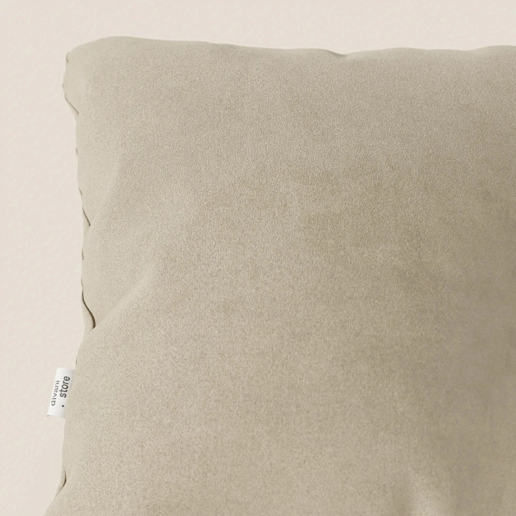 Jazz cuscino disponibile in diversi colori realizzato in microfibra tecnica smacchiabile T11 beige