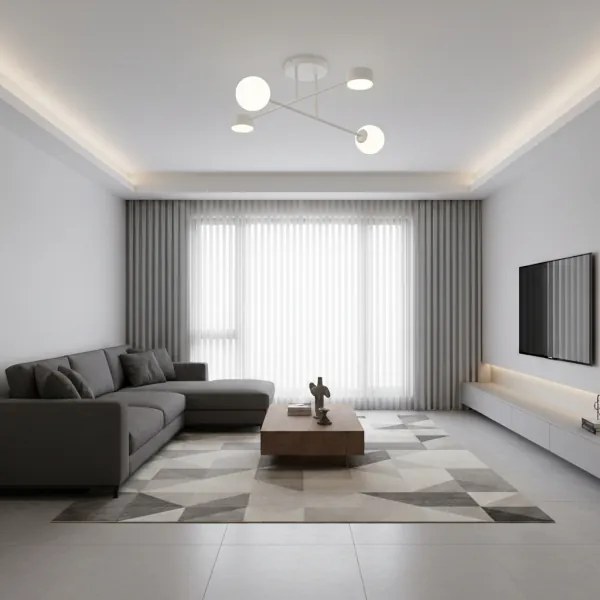 Plafoniera da soffitto HOLON 2xG9/8W/230V + 2xGX53/12W grigia