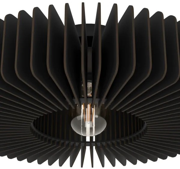 Eglo 900831 - Plafoniera PALOMBAIA 1xE27/40W/230V nero