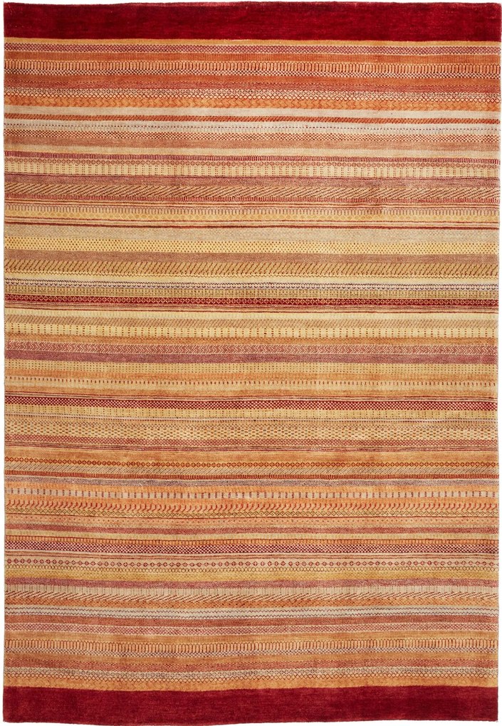Loribaft Tappeto orientale 290 x 200 Rosso (Pakistan) Annodato A Mano
