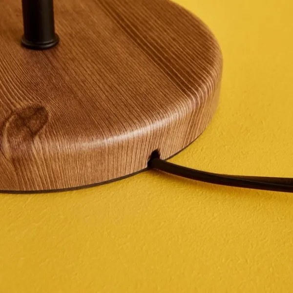 Lampada da tavolo AYD 1xE27/40W/230V verde/marrone