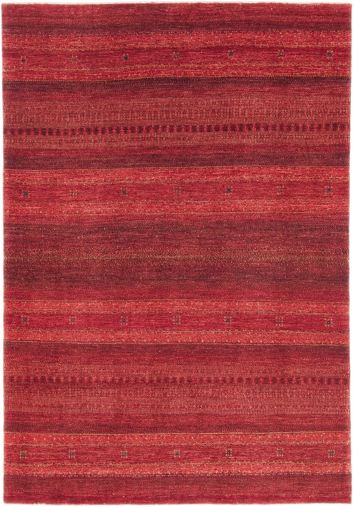 Loribaft Tappeto 170x240 Rosso (Iran) Annodato A Mano