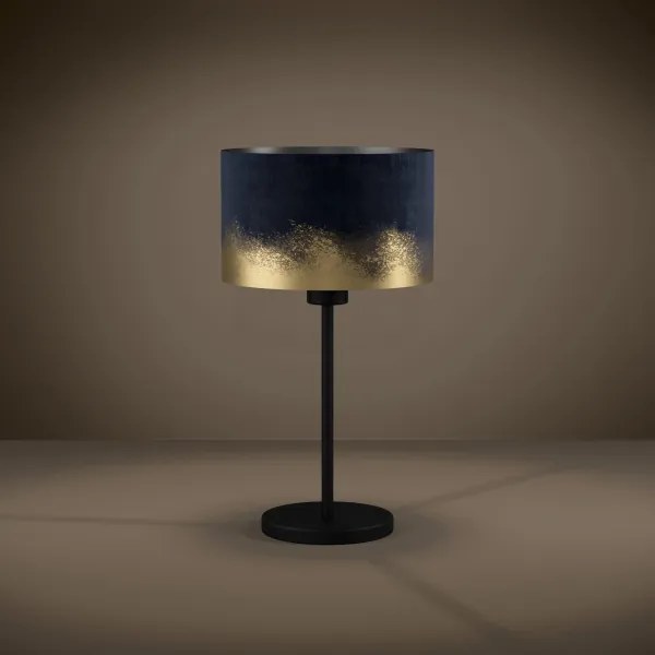 Eglo 39975 - Lampada da tavolo CASUARITA 1xE27/40W/230V blu/oro