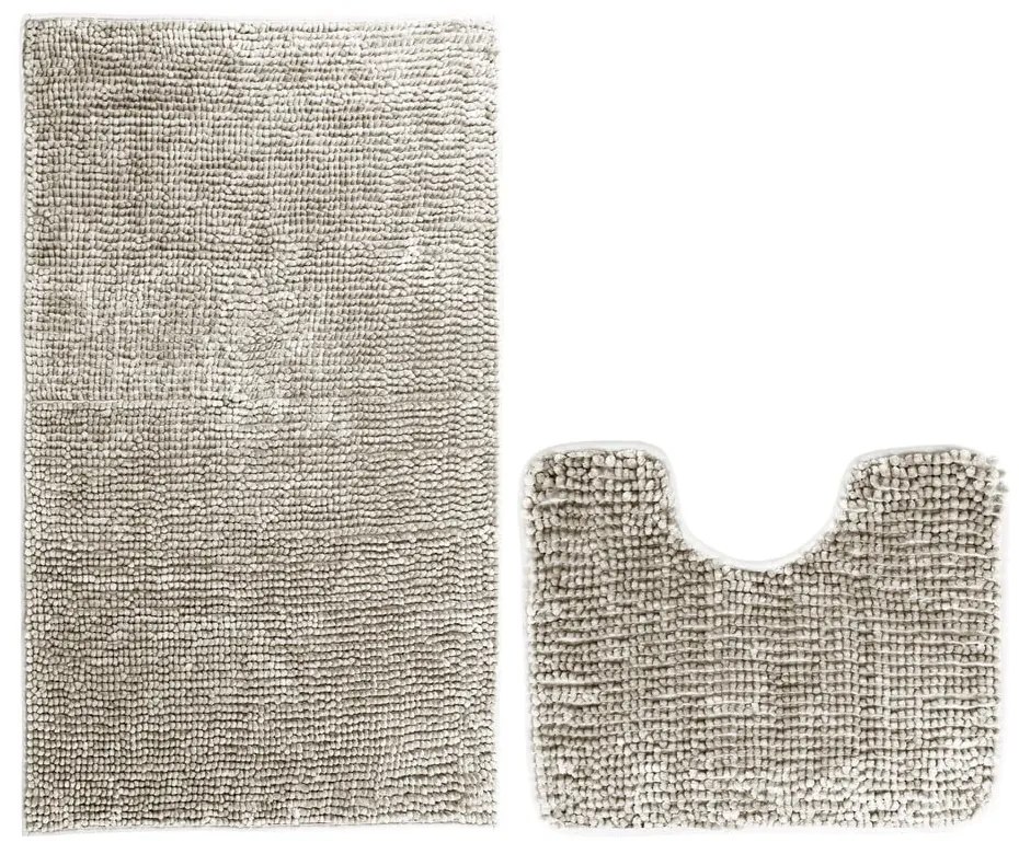 Set di 2 tappetini da bagno beige Bati - AmeliaHome