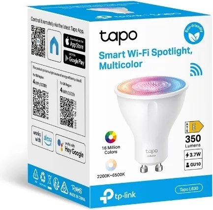 LED RGBW lampadina dimmerabile GU10/3,7W/230V 2200-6500K Wi-Fi - TP-Link