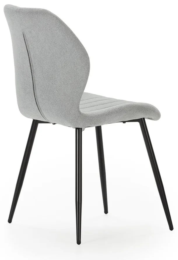 Set di sedie da pranzo grigio chiaro 4 pz Milu - Marckeric