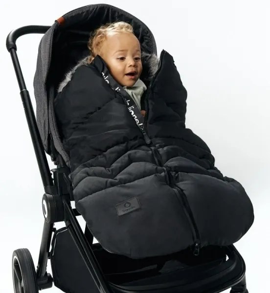 Lionelo - Sacco per passeggino FRODE Nero Carbonio
