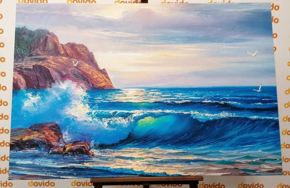 Quadro su tela – Mattina sul mare