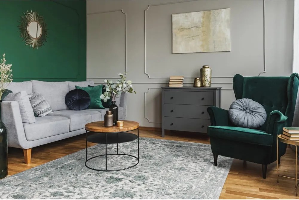 Tappeto color menta 200x280 cm Sensi Tris - FD