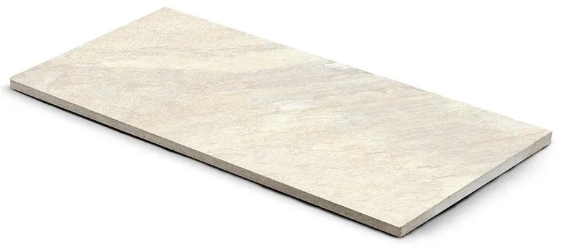 Lastra di cemento Colosseo Barge in pietra beige L 90 x L 45 cm, spessore 20 mm