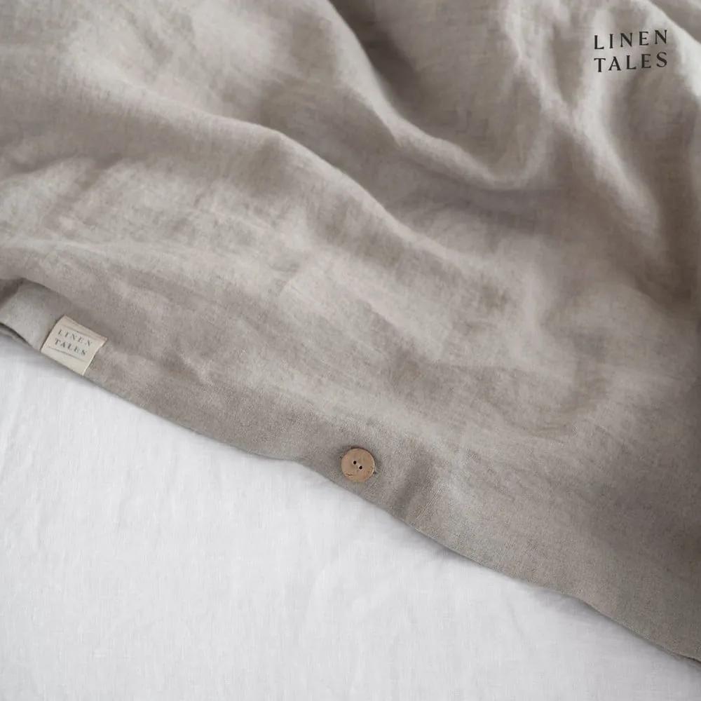 Lino crema biancheria da letto matrimoniale 200x220 cm Natural - Linen Tales