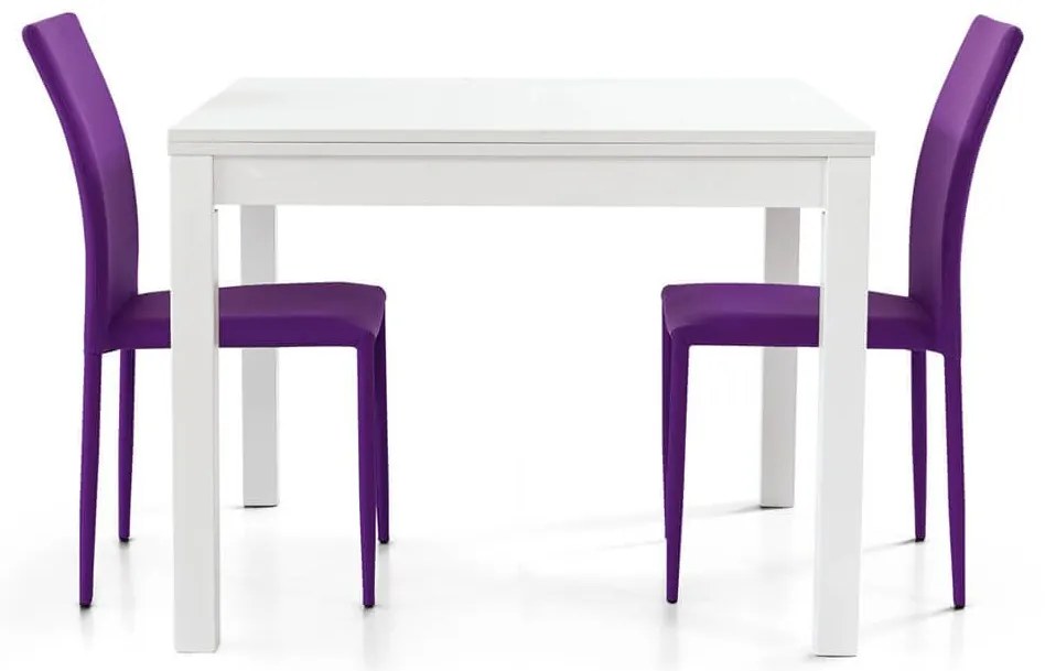 GARRETT - tavolo da pranzo moderno allungabile a libro 90 cm