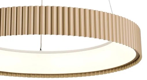 Brilagi - Lampada a sospensione dimmerabile con cavo FALCON MODERN LED/30W/230V 40 cm beige + telecomando