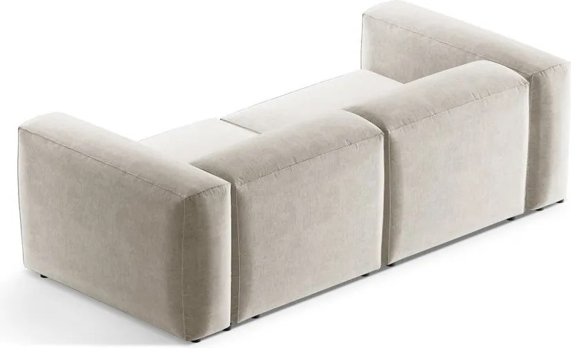 Divano beige 224 cm Bergamo – Cosmopolitan Design