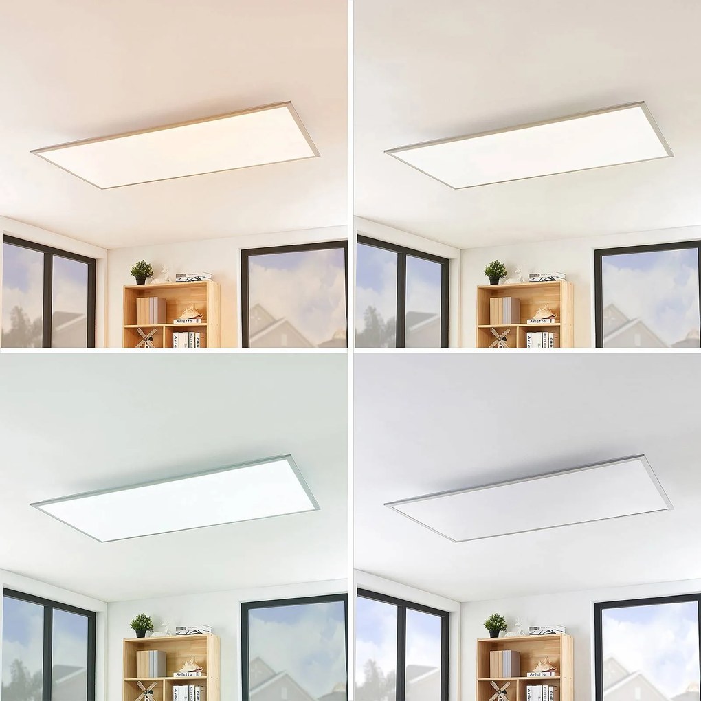 Pannello LED Lindby Stenley, CCT, 120 cm x 60 cm, dimmerabile