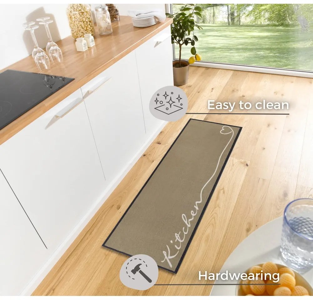 Runner da cucina beige, 50 x 150 cm Cook &amp; Clean - Zala Living