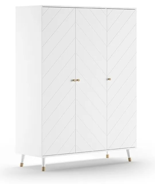 Armadio bianco per bambini 150x200 cm BILLY - Vipack