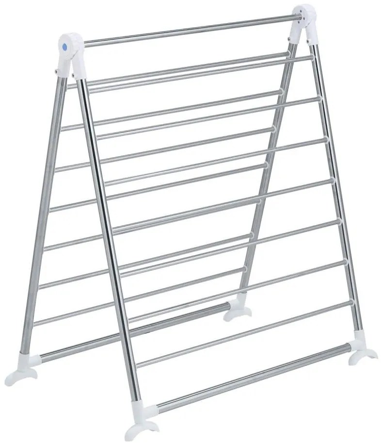 WENKO 3772020100 - Stendibiancheria PROFI 65x150 cm acciaio inox/argento/bianco