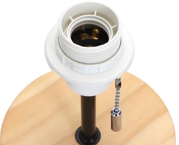 Aigostar - Lampada da tavolo con porta USB 1xE27/40W/230V beige