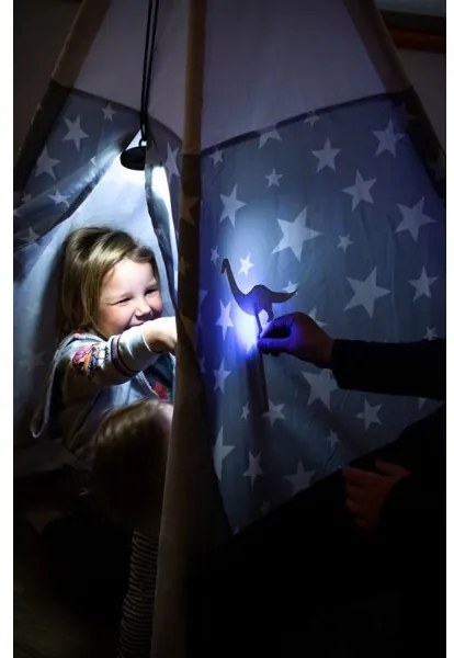 Ledlenser KIDCAMP6 RAINBOW - Lampada portatile dimmerabile a LED/3xAAA IP44 blu