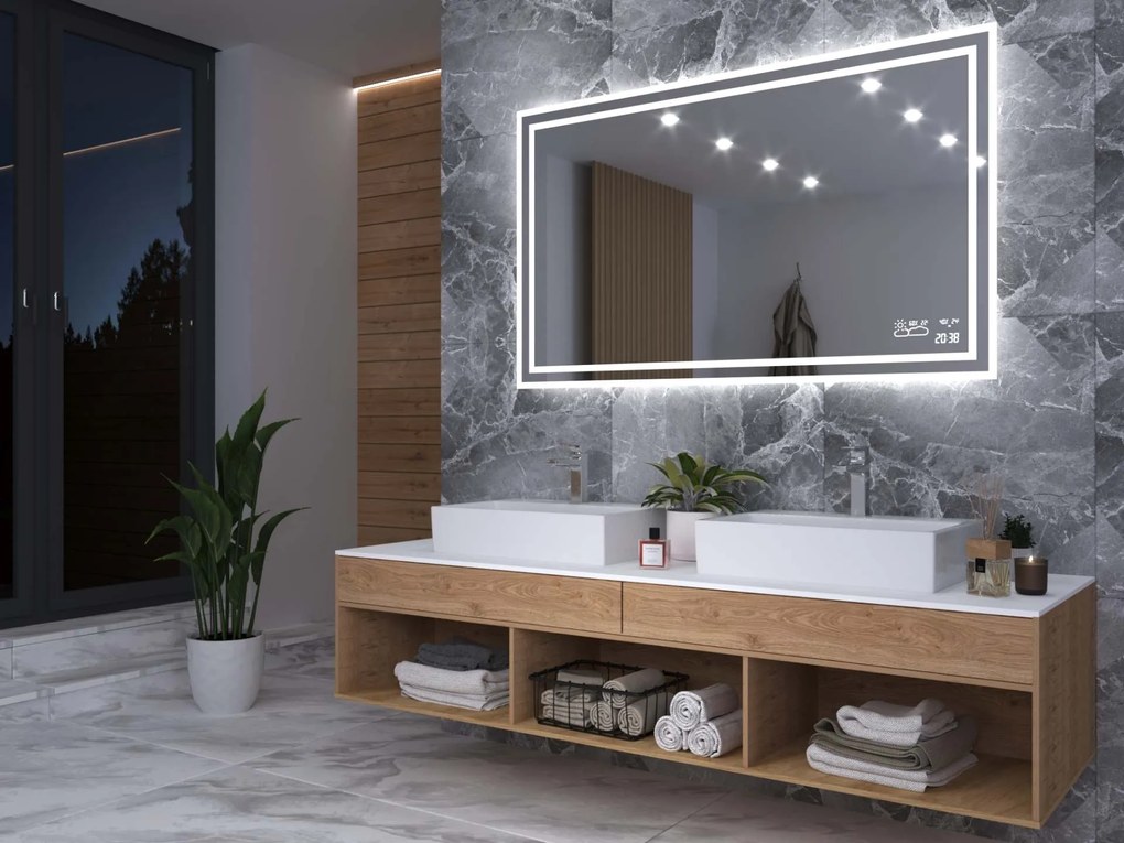 Specchio con illuminazione LED  M3